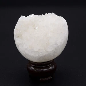50mm Natural Quartz Cluster Crystal Gemstone Sphere Healing Mineral Reiki AAA - Picture 1 of 3