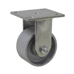 Rueda de placa de acero rígido de 4"" x 2"" 1-1991-R - Imagen 1 de 1