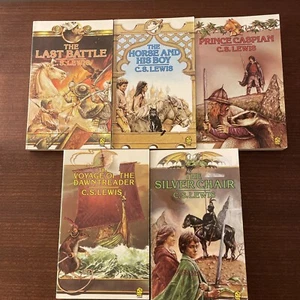 5 X vintage CS Lewis Books - Picture 1 of 10
