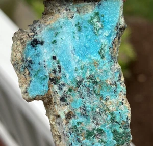 "CRISCOCOLA Y MALAQUITA Fino Raro Cristal Druzy Mineral LIKASI CONGO 1.92""" - Imagen 1 de 6