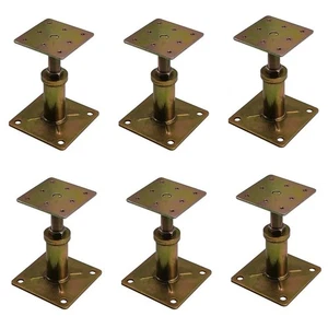 Adjustable 1/3" - 7" House Floor Jacks Mini Screw Post Pole for Leveling 6 Pack - Bild 1 von 8