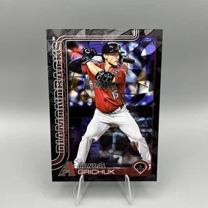2025 Topps Series 2 #475 Randal Grichuk Black Diamante Foil /10 Diamondbacks - Picture 1 of 2