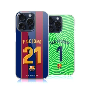 FC BARCELONA 2020/21 PLAYERS HOME KIT GROUP 1 BACK CASE FOR APPLE iPHONE PHONES - Picture 1 of 9