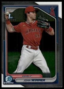 2024 Bowman #BCP-78 John Wimmer Chrome Prospects Los Angeles Angels - Picture 1 of 2