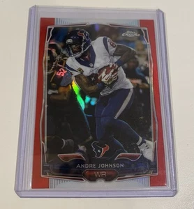 Andre Johnson RARO rifrattore rosso cromato Topps 12/25! Topps NFL 2014 - Foto 1 di 9