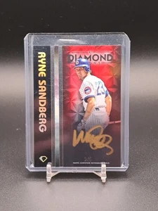 2023 Topps Diamond Icons Black Polychromatink Red Auto Ryne Sandberg /5 Cubs - Bild 1 von 3