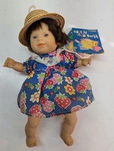 Gi-go GIGO Toys Sitzsack Puppe My Pals Happy Kids Tropical Kleid mit Hut Vintage - Bild 1 von 3