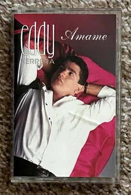 EDDY HERRERA-AMAME-1994-CAPITAL EMI LATIN-3RD STUDIO ALBUM -NEAR MINT CASSETTE - Image 1 of 4