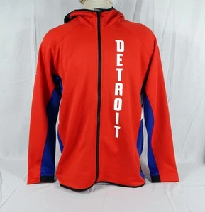 Chaqueta de calentamiento roja emitida por el juego Detroit Pistons 2019-20 Nike AV0870-657 XL 73S - Imagen 1 de 8