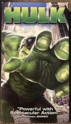 Vintage The Hulk Marvel VHS 2003 Pre-Owned Videotape Eric Bana Jennifer Connelly Foto 1 de 2