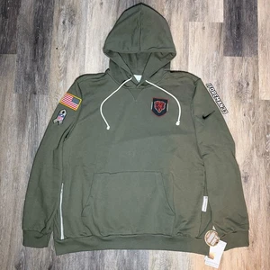 Felpa con cappuccio Nike Chicago Bears 2025 Salute to Service edizione standard autentica - Foto 1 di 12