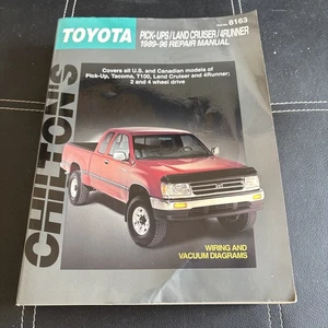 Chiltons Toyota Pick Ups Land Cruiser 4 Runner Repair Manual 1989 -1996 # 8163 - Imagen 1 de 9