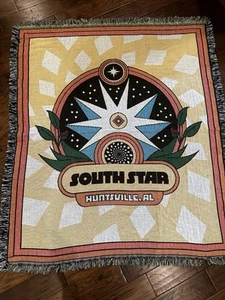 Southstar Music Festival Huntsville Alabama Inaugural Festival Blanket 52x60 - Picture 1 of 6