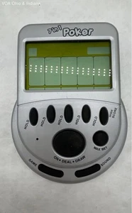 Mega Screen 7 In 1 Poker New Large Screen Hand Held Video Electronic Game WORKS - Picture 1 of 5