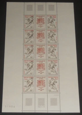 Andorra 7 hojas de 10 NH 1979-82, 1990-91 Arte + Fútbol 1982 (Fútbol) Foto 1 de 4