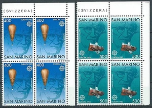 1983 EUROPA SAN MARINO QUARTINA MNH ** - EV - Picture 1 of 1