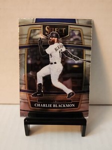 2022 Panini Select Baseball Charlie Blackmon #77 BASE Concourse Colorado Rockies