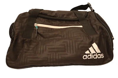 Adidas Women's Gym/Yoga Duffel Bag with Pink Accents and Turquoise Lining - Image 1 of 4