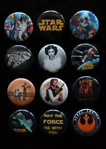 Star Wars (Rebellen) - 1 Zoll Knöpfe - 12er Set - Bild 1 von 2