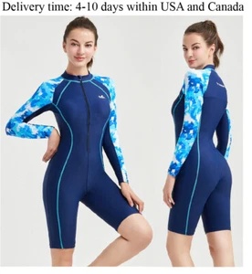 One piece swimsuit rash guard swimsuit for women, Yingfa 2128 swimsuit - Picture 1 of 7