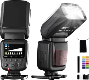 Camera Flash Speedlite for Canon Nikon Sony Panasonic Olympus Fujifilm Pentax... - Picture 1 of 8