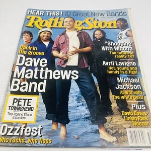 ROLLING STONE #902 8 DE AGOSTO 2002 DAVE MATTHEWS BAND ABRIL LAVIGNE PETE TOWNSHEND - Imagen 1 de 8