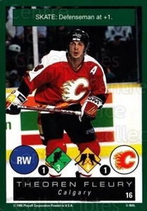1995-96 Playoff One on One #16 Theo Fleury - Picture 1 of 1