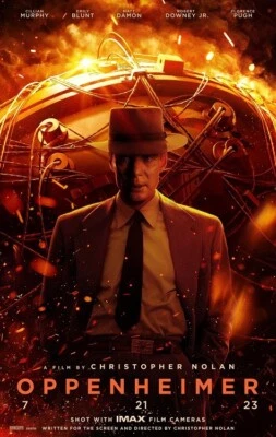OPPENHEIMER 27x40" Movie Poster | New | Theater Size | USA
