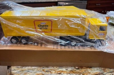 Vintage ERTL Kraft Cheez Whiz Semi-Truck Tractor Trailer USA Toy GMC  - Image 1 of 4