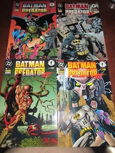 BATMAN contro PREDATOR II 1/4 mini serie completa PLAY PRESS 1995 PERFETTI ENTRA - Picture 1 of 5