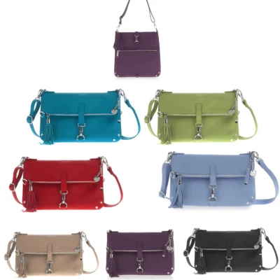 JOY First Class Saffiano Leather Crossbody Bag w/RFID 563567-J - Image 1 of 4