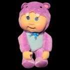 Cabbage Patch Kids EMMETT HIPPO Exotic Friend Purple Collectible 10” Cuties Doll