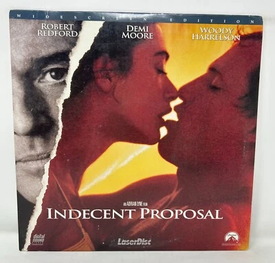 Indecent Proposal Laserdisc LV32453-WS Widescreen LD Robert Redford Demi Moore - Image 1 of 3