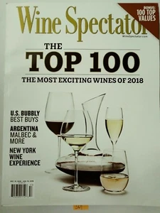 Wine Spectator Top 100 Wines of 2018 Dec 2018/Jan 2019 M510 - Foto 1 di 2