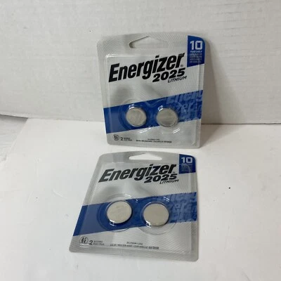 4X Energizer CR2025 Lithium Batteries 3V Expires 03/2030 Ships From Canada - Image 1 of 2