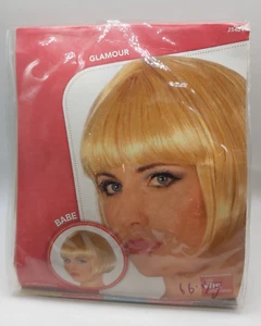 Blonde 'Glamour' Bob Wig 'Babe' by Smiffys (H11) - Picture 1 of 6
