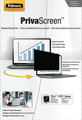 Fellowes PrivaScreen 15.4" Widescreen Blackout Privacy Screen Filter 4800701 - Image 1 of 4