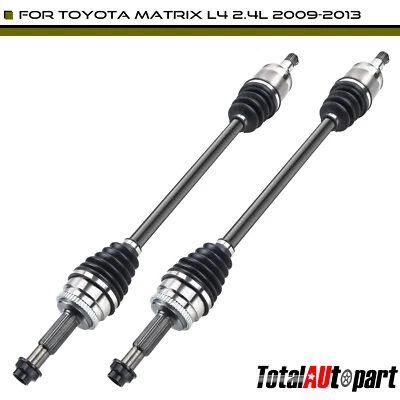 2Pcs CV Axle Assembly for Toyota Matrix 2009-2013 L4 2.4L Rear Left & Right AWD Foto 1 de 4