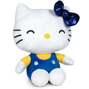 Juguete de peluche Hello Kitty 50 aniversario traje azul oscuro 22 cm peluche peluche - Imagen 1 de 1