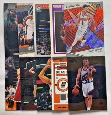 Lote de 20 cartas de Phoenix Suns Charles Barkley Eric Bledsoe Jason Kidd Devin Booker Foto 1 de 2