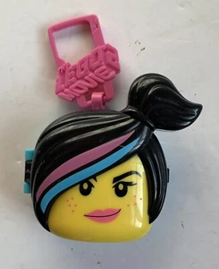 2019 McDonalds Toy - The Lego Movie 2 Lucy 'Wild Style Storage Box with Clip - Picture 1 of 3