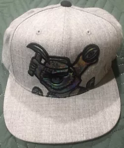 Retro Denver Nuggets Mitchell & Ness NBA Snapback Hat Hardwood Classics Cap Grey - Picture 1 of 11
