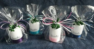 Taufe Kommunion Kerzen Gastgeschenke Konfirmation Tischdeko Hochzeit, Mandeln - Bild 1 von 4
