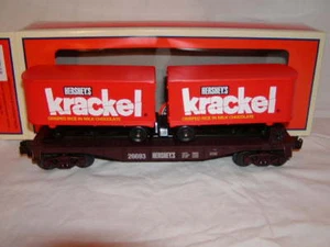 Lionel 6-26693 Hershey Krackel Flatcar w Piggyback Trailers O 027 MIB New Sealed - Picture 1 of 11