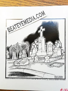 RON COBB-ART PRINT-CARTOON-UNDERGROUND COMICS-COMIX-COMIC ART-CARTOON-SATIRA-TV - Foto 1 di 1