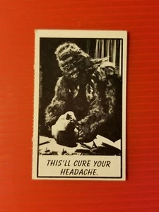 PELÍCULAS DE MONSTRUO LAFFS 1963 DE COLECCIÓN #53 - ESTO CURARÁ TU DOLOR DE CABEZA SIMIO - Imagen 1 de 4