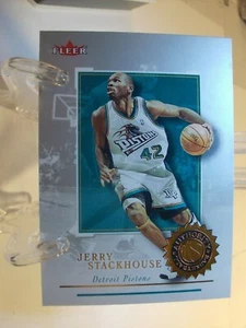 2000-01 Fleer Authority Basketball Card #7 Jerry Stackhouse (81754) - Picture 1 of 2