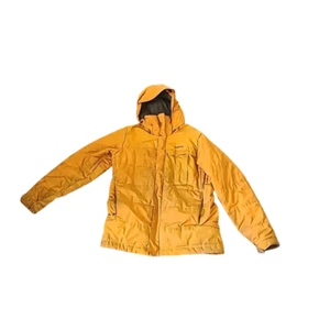 Patagonia Size M Mens Rubicon Rider Jacket Orange Outdoor Winter Coat Hooded - Picture 1 of 12