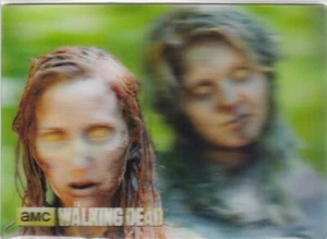 HE WALKING DEAD SEASON 3 DOG TAGS CARD 3D  STICKER  #S14 OF 24 - Picture 1 of 1