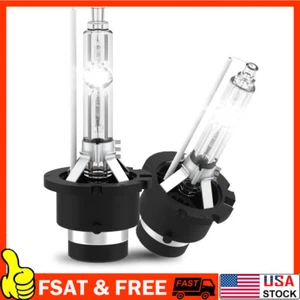 PAIR 8000K D2S D2R D2C HID Xenon Bulbs Factory Headlight HID Replacement White - Picture 1 of 11